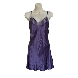 NWT Victoria's Secret Silk Slip Dress Vintage Fairy 90s Y2K Purple S NEW